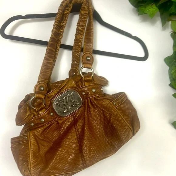 Kathy Van Zeeland Vintage Hobo Leather Bag - Picture 1 of 8